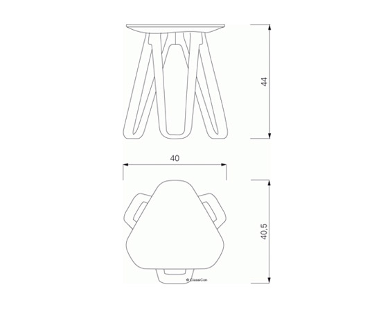 Saturn stool/side table ClassiCon