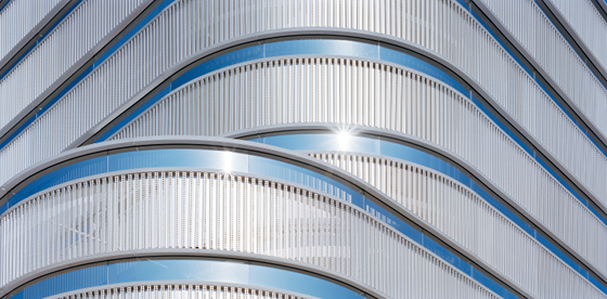Moderne Parkhaus Architektur