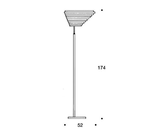 Floor Lamp A805 Artek