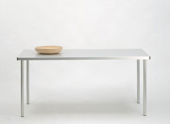 Aluminium table 2 Lehni