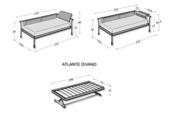 Atlante Divano Flou