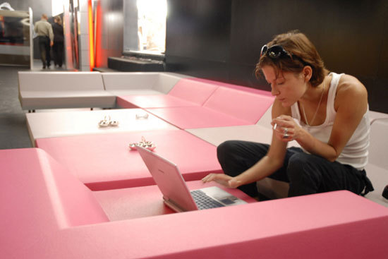 M2 modular seating system Quinze + Milan