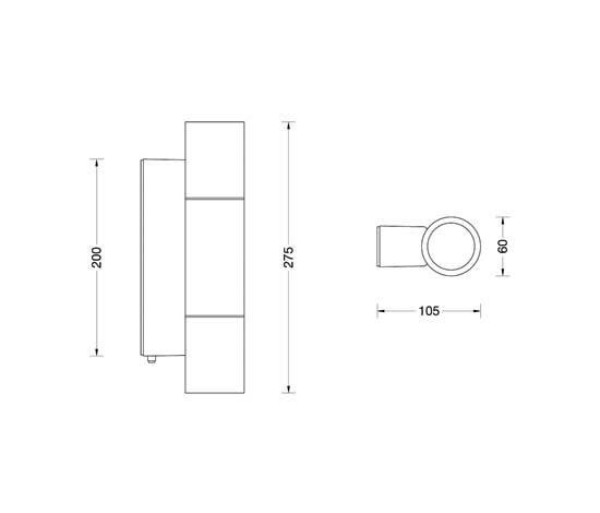 Wall luminaires 6613/6622/... BEGA