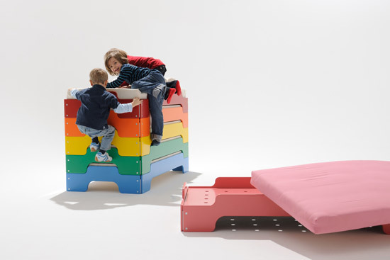 Modular Furniture System for Kids Müller Möbelwerkstätten