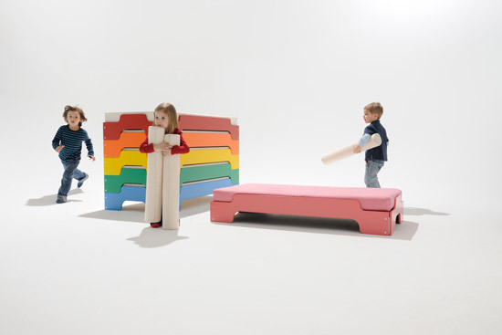Modular Furniture System for Kids Müller Möbelwerkstätten