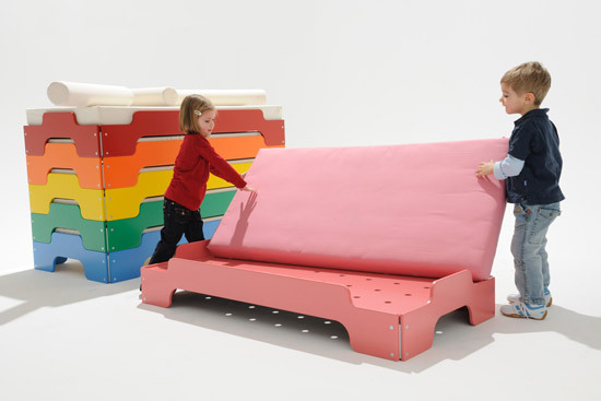 Modular Furniture System for Kids Müller Möbelwerkstätten