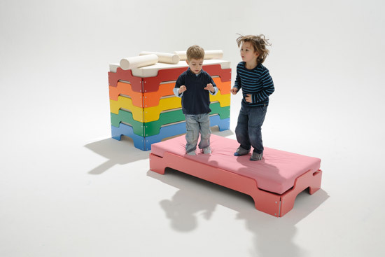 Modular Furniture System for Kids Müller Möbelwerkstätten
