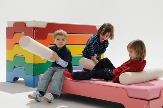 Modular Furniture System for Kids Müller Möbelwerkstätten