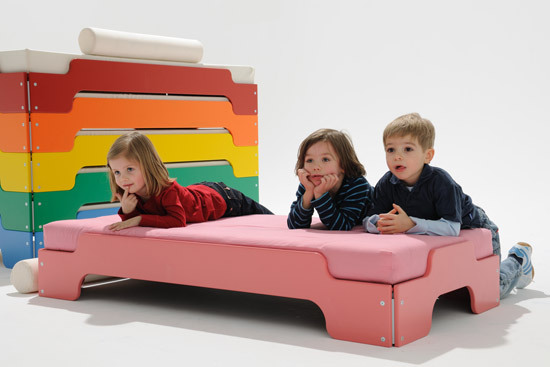 Modular Furniture System for Kids Müller Möbelwerkstätten