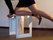 Falter folding stool/folding table | mobilia collection