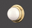 WTR2 wall/ceiling lamp | Woka