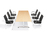 9000 Roll`n`meet série de tables | Kusch+Co
