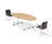 9000 Roll`n`meet série de tables | Kusch+Co