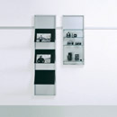 adeco Wallstreet Living Leidenschaft Präsentationssysteme Regale / Regalsysteme Regalsysteme