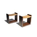 3 Square Design Bridge stool Chaises / Tabourets / Bancs
