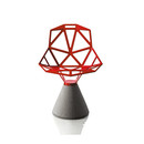 Magis Chair_One Concrete Base Aussensitze Büro- / Objektsitzmöbel Gartenstühle Gastronomie / Kantine Mehrzweckbereich Stühle / Hocker / Bänke