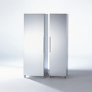 MDF Italia Aluminium Cabinet columns with doors Rangements