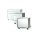 MDF Italia Aluminium Cabinet units on wheels Storage / Filing