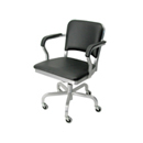emeco 1001 Navy Upholstered Swivel Armchair Office Office: Task swivel chairs