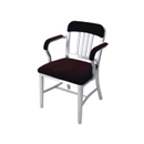 1011 Navy Semi Upholstered Armchair emeco