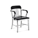 emeco Navy® Semi-upholstered armchair Gastronomie Sièges Sièges de collectivité