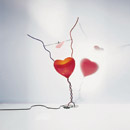 Ingo Maurer One From The Heart Lámparas de sobremesa