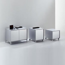MDF Italia Aluminium Cabinet units on wheels Archivo
