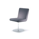 IXC. BOOMERANG round  base swivel chair