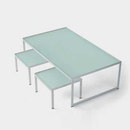 Seventies set of 3 coffee tables Artelano