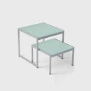 Seventies set of 2 coffee tables Artelano