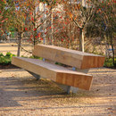 Santa & Cole Trapecio Outdoor benches Street furnishings