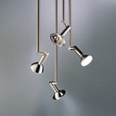 Steng Licht Pet/Pet Kopf Rigid stem light Lampade a sospensione