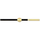 Blome Bicolor Nomos black-messing Curtain ferrules Curtains / Blind systems