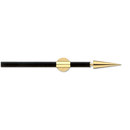 Blome Bicolor Centros black-messing Curtain ferrules Curtains / Blind systems
