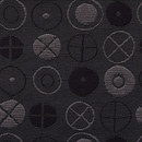 Maharam Circles 005 Charcoal Upholstery materials/fabrics