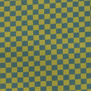 Maharam Checker 004 Ultramarine/Emerald Light Upholstery materials/fabrics
