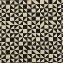 Maharam Checker Split 001 Black/White Möbelbezüge