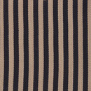 Maharam Toostripe 002 Black/Raw Umber Möbelbezüge