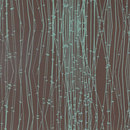 Clarissa Hulse Reeds chocolate/turquoise wallpaper Wandbeläge / Tapeten