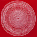 Marimekko Fokus red interior fabric Curtain fabrics Decorative fabrics