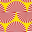 Forma yellow/red interior fabric Marimekko