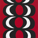 Marimekko Kaivo black/red interior fabric Tissus de décoration Tissus pour rideaux