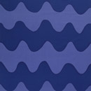 Marimekko Lokki blue/blue interior fabric Tissus de décoration Tissus pour rideaux