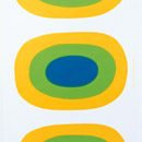 Melooni yellow interior fabric Marimekko