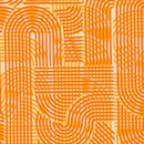 Circuit tangerine wallpaper Flavor Paper