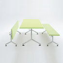 nanoo by faserplast nan07 table/bench Outdoor benches Outdoor dining tables