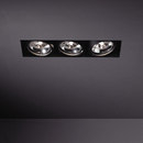 Modular Multiple trimless 3Lx ARIII Recessed ceiling lights Spotlights