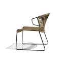 Accademia Vela 698/LP Asientos Lounge de jardín Multiuso Sillas de colectividad