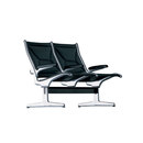 Vitra Eames Tandem Seating Espera / lounge
