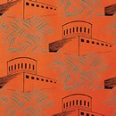 Stadsbiblioteket Linen orange Svenskt Tenn